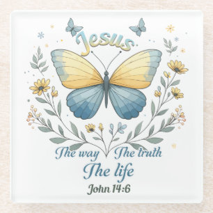 Inspiration Christlich Bibelverse Glasuntersetzer