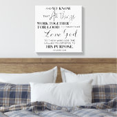 Inspiration Christlich Bibelverse Leinwanddruck (Insitu (Schlafzimmer))