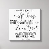 Inspiration Christlich Bibelverse Leinwanddruck (Vorderseite)