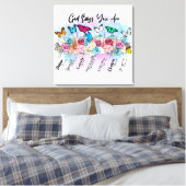 Inspiration Christlich Bibelverse Leinwanddruck (Insitu (Schlafzimmer))