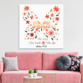 Inspiration Christlich Bibelverse Leinwanddruck (Insitu (Wohnzimmer))
