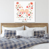 Inspiration Christlich Bibelverse Leinwanddruck (Insitu (Schlafzimmer))