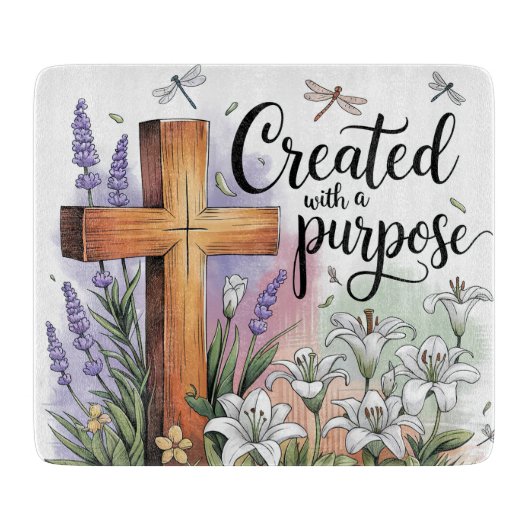 Inspiration Christlich Bibelverse Schneidebrett (Vorderseite)