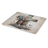 Inspiration Christlich Bibelverse Schneidebrett (Ecke)