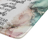 Inspiration Christlich Bibelverse Schneidebrett (Ecke)