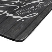 Inspiration Christlich Bibelverse Schneidebrett (Ecke)