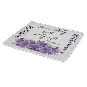 Inspiration Christlich Bibelverse Schneidebrett (Ecke)