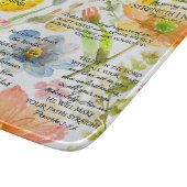 Inspiration Christlich Bibelverse Schneidebrett (Ecke)