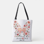 Inspiration Christlich Bibelverse Tasche (Rückseite)