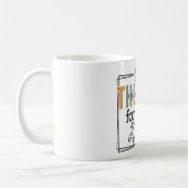 Inspiration Christlich geben Dank an den Herrn Kaffeetasse (Links)
