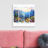 Inspiration Christlich ist gut Leinwanddruck (Insitu (Wohnzimmer))