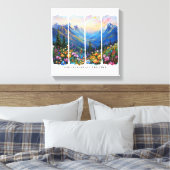 Inspiration Christlich ist gut Leinwanddruck (Insitu (Schlafzimmer))