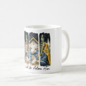Inspiration Christlich Ließ uns Adore Ihn Kaffeetasse (VorderseiteRechts)