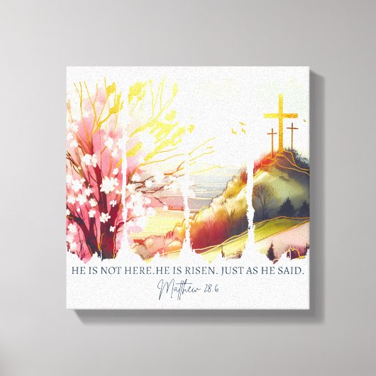 Inspiration Christlich Oster Leinwanddruck (Vorderseite)