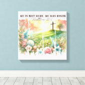 Inspiration Christlich Oster Leinwanddruck (Insitu (Holzboden))
