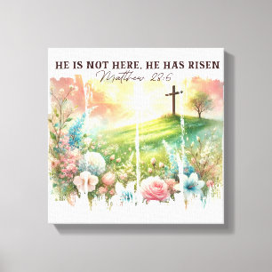 Inspiration Christlich Oster Leinwanddruck