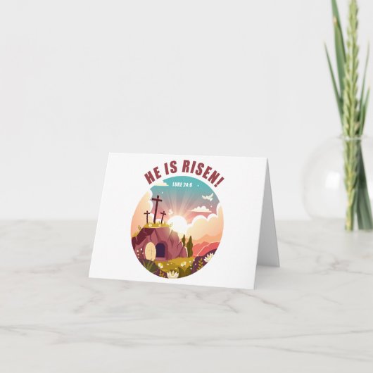 Inspiration Christlich Passover OsterJesus Dankeskarte (Vorderseite)