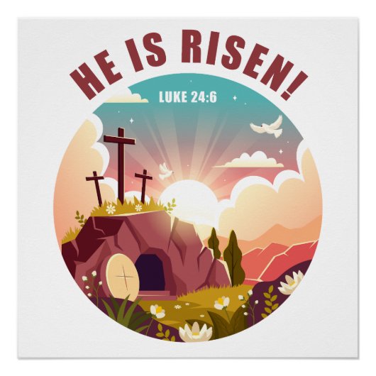 Inspiration Christlich Passover OsterJesus Poster (Vorderseite)