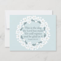 Inspiration Christlich Psalm 118:24 Freude