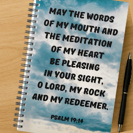 Inspiration Christlich Psalm 19:14 Bibelverse Planer