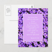 Inspiration Christliche Bibel Verse Angst Postkarte (Vorne/Hinten)