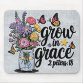 Inspiration Christliche Bibel Verse/Schrift Mousepad (Vorne)