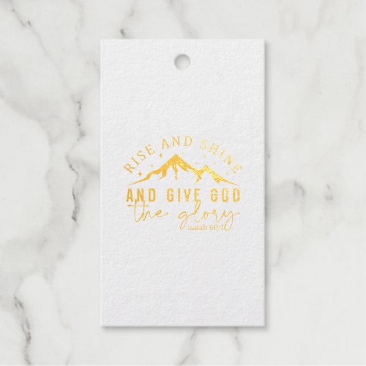 Inspiration Christliche Grußkarte Geschenkanhänger (Vorderseite)