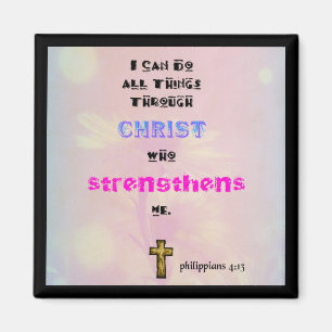 Inspiration Christliche Scripting-Typografie Magnet