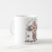 Inspiration Christliches Sprichwort Kaffeetasse (Vorderseite Links)
