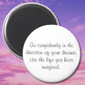 Inspiration Confidence zitiert Magnete Geschenke Magnet