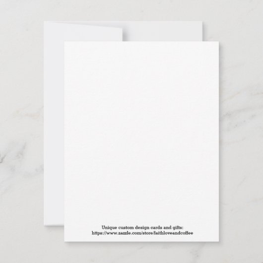 Inspiration Dancer Ballet Card Personalisieren (Rückseite)