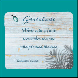 Inspiration Dankbarkeit Sprichwort Mousepad