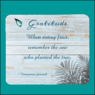 Inspiration Dankbarkeit Sprichwort Mousepad