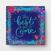 Inspiration Das Beste ist noch nicht alles Fotoplatte (Vorderseite)