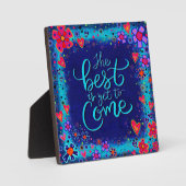 Inspiration Das Beste ist noch nicht alles Fotoplatte (Vorderseite)