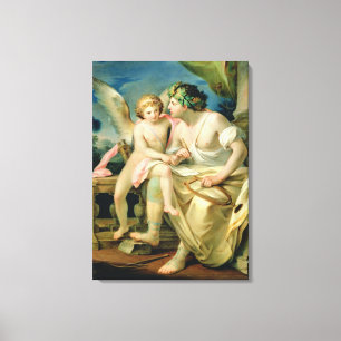 Inspiration des Dichters, 1785 Leinwanddruck