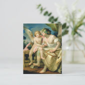 Inspiration des Dichters, 1785 Postkarte (Stehend Vorderseite)
