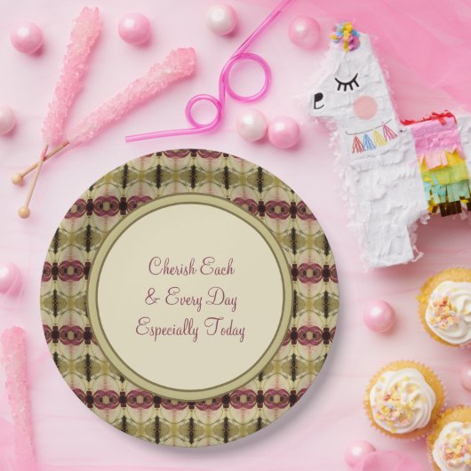 Inspiration Designer Gemustert Pappteller (Party)