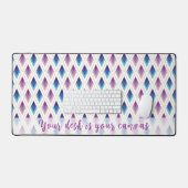 Inspiration Diamant Muster Schreibtischunterlage (Tastatur & Maus)