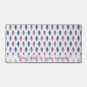 Inspiration Diamant Muster Schreibtischunterlage (Vorderseite)