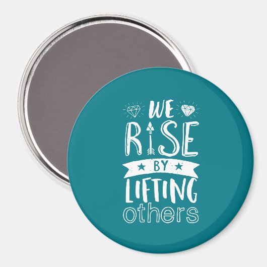 Inspiration, die wir durch das Anheben anderer erh Magnet (Vorderseite/Rückseite)