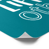 Inspiration, die wir durch das Anheben anderer erh Poster (Ecke)