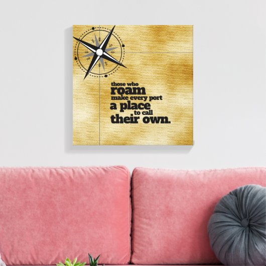 Inspiration diejenigen, die Roam ... Leinwanddruck (Insitu (Wohnzimmer))