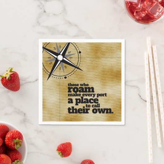 Inspiration diejenigen, die Roam ... Serviette (Beispiel)