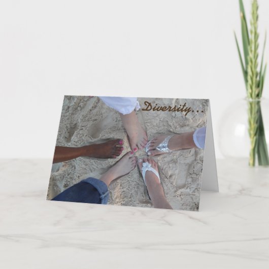 Inspiration Diversity Rum Point Cayman Islands Karte (Vorderseite)