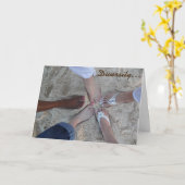 Inspiration Diversity Rum Point Cayman Islands Karte (Gelbe Blume)