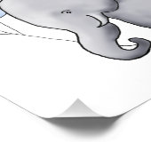 Inspiration DREAM BIG Niedlich Elephant Kinderzimm Fotodruck (Ecke)