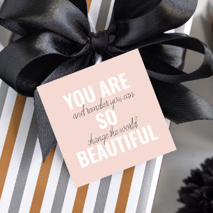 Inspiration Du Bist So Schön Positiver Spruch  Geschenkanhänger