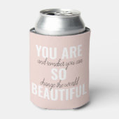Inspiration Du Bist So Schön Positives Zitat Dosenkühler (Kanne Vorderseite)