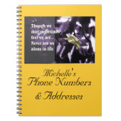 Inspiration durch die Natur Notizblock (Vorderseite)